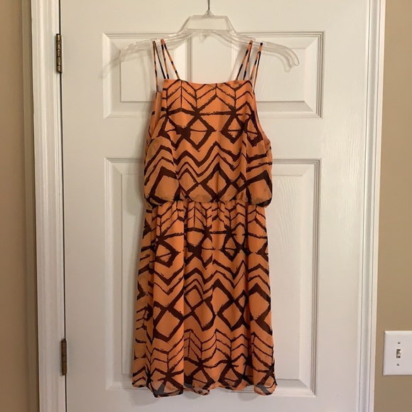 Hello Miss Orange Dress - Picture 2 of 2